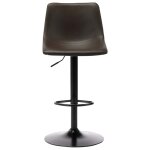 Vidaxl tabouret de bar marron fonc similicuir