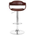 Vidaxl tabouret de bar marron similicuir