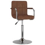 Vidaxl tabouret de bar marron tissu Vidaxl tabouret de bar marron tissu
