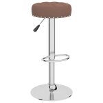 Vidaxl tabouret de bar marron tissu