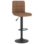 Vidaxl tabouret de bar marron tissu Vidaxl tabouret de bar marron tissu