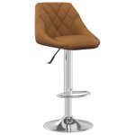 Vidaxl tabouret de bar marron velours Vidaxl tabouret de bar marron velours