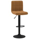 Vidaxl tabouret de bar marron velours Vidaxl tabouret de bar marron velours