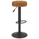 Vidaxl tabouret de bar marron velours