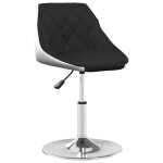 Vidaxl tabouret de bar noir et blanc similicuir