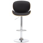 Vidaxl tabouret de bar noir similicuir