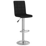 Vidaxl tabouret de bar noir tissu