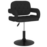 Vidaxl tabouret de bar noir tissu Vidaxl tabouret de bar noir tissu