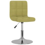 Vidaxl tabouret de bar pivotant vert tissu