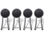 Vidaxl tabourets de bar pliables 4 pcs similicuir Vidaxl tabourets de bar pliables 4 pcs similicuir