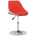 Vidaxl tabouret de bar rouge et blanc similicuir Vidaxl tabouret de bar rouge et blanc similicuir