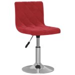 Vidaxl tabouret de bar rouge bordeaux velours Vidaxl tabouret de bar rouge bordeaux velours