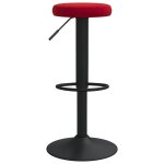 Vidaxl tabouret de bar rouge bordeaux velours Vidaxl tabouret de bar rouge bordeaux velours