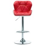 Vidaxl tabouret de bar rouge similicuir