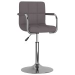 Vidaxl tabouret de bar taupe tissu