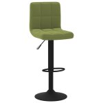 Vidaxl tabouret de bar vert clair velours Vidaxl tabouret de bar vert clair velours