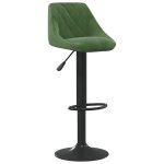 Vidaxl tabouret de bar vert foncé velours Vidaxl tabouret de bar vert foncé velours