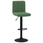 Vidaxl tabouret de bar vert foncé velours Vidaxl tabouret de bar vert foncé velours