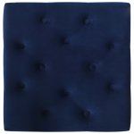 Vidaxl tabouret bleu marine 60x60x36 cm velours Vidaxl tabouret bleu marine 60x60x36 cm velours