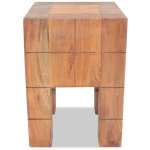 Vidaxl tabouret bois de rcupration massif