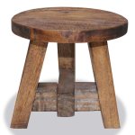 Vidaxl tabouret bois de rcupration massif