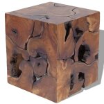 Vidaxl tabouret bois de teck massif