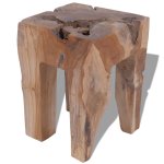 Vidaxl tabouret bois de teck massif