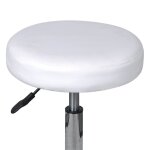 Vidaxl tabouret de bureau blanc