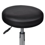 Vidaxl tabouret de bureau noir