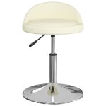 Vidaxl tabouret de massage crme similicuir