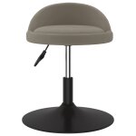 Vidaxl tabouret de massage gris clair velours