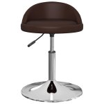 Vidaxl tabouret de massage marron similicuir