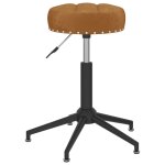 Vidaxl tabouret de massage pivotant marron velours