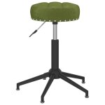 Vidaxl tabouret de massage pivotant vert clair velours