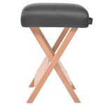 Vidaxl tabouret de massage pliant avec sige 12 cm d'paisseur noir