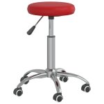 Vidaxl tabouret de massage similicuir bordeaux