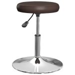Vidaxl tabouret de massage similicuir marron