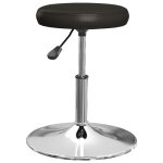 Vidaxl tabouret de massage similicuir noir