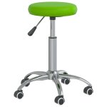 Vidaxl tabouret de massage similicuir vert