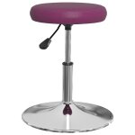 Vidaxl tabouret de massage similicuir violet