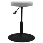 Vidaxl tabouret de massage velours gris clair