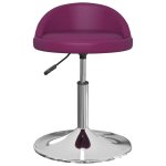 Vidaxl tabouret de massage violet similicuir