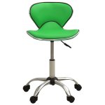 Vidaxl tabouret de salon et spa vert similicuir