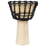 Vidaxl tambour djemb avec tension de corde 25 cm cuir de chvre