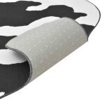 Vidaxl tapis 150x220 cm impression de vache noir Vidaxl tapis 150x220 cm impression de vache noir