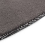 Vidaxl tapis 160 cm fausse fourrure de lapin gris foncé Vidaxl tapis 160 cm fausse fourrure de lapin gris foncé