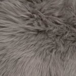Vidaxl tapis 60 x 90 cm peau de mouton synthtique gris clair