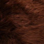 Vidaxl tapis 60 x 90 cm peau de mouton synthtique marron