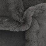 Vidaxl tapis 65 x 95 cm fausse fourrure de lapin gris foncé Vidaxl tapis 65 x 95 cm fausse fourrure de lapin gris foncé