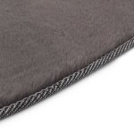 Vidaxl tapis 80 cm fausse fourrure de lapin gris foncé Vidaxl tapis 80 cm fausse fourrure de lapin gris foncé